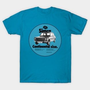 SIMCA 1100LS - advert T-Shirt